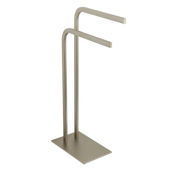 SCC8008 Edenscape Pedestal Dual Towel Rack, Brushed Nickel